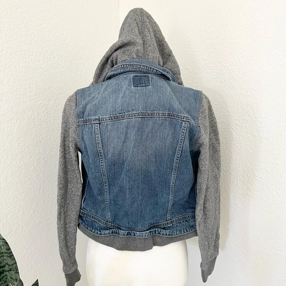 AMERICAN EAGLE OUTFITTERS Jean jacket with hood - Picture 4 of 5